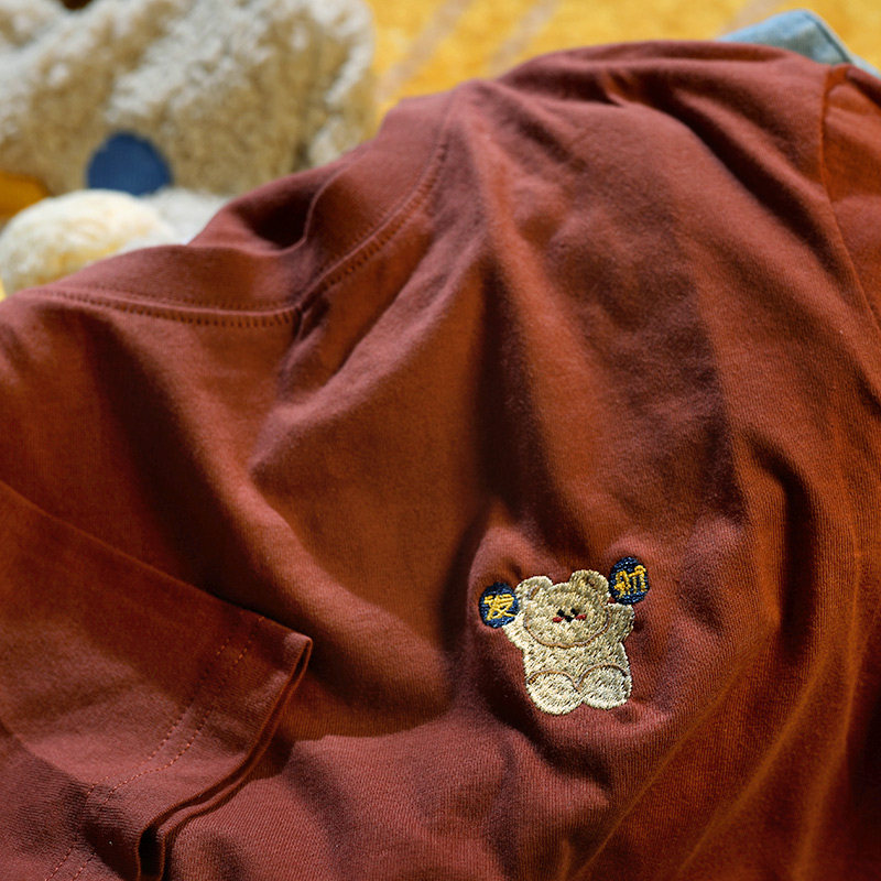 UPCH 재물이 풍부해지고 재물이 번창하고 부자가 되고 인생이 만족스러울 것입니다. 내셔널트렌드 자수캐주얼탑