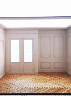 原创设计 blythe小布BJD6分欧式娃屋场景微缩法式小屋子