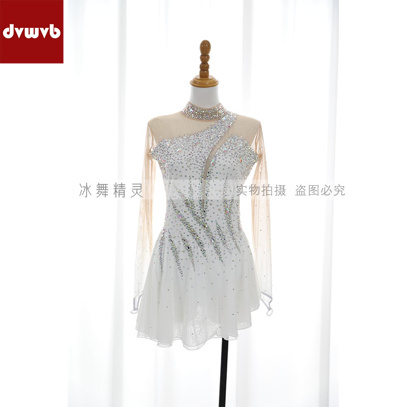 冰舞精灵花滑定制表演服考级服
