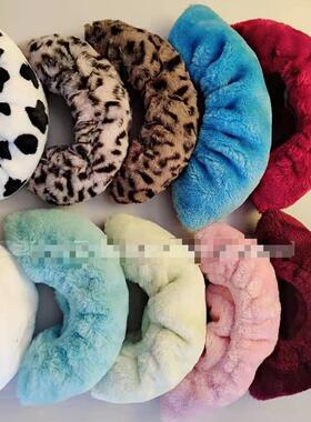 DVWVB冰舞精灵花样滑冰鞋专用冰刀护套 吸水棉毛绒亮片软刀套 D88