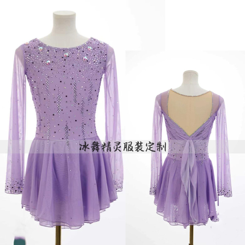 新款滑冰服定制花样滑冰考斯滕图片