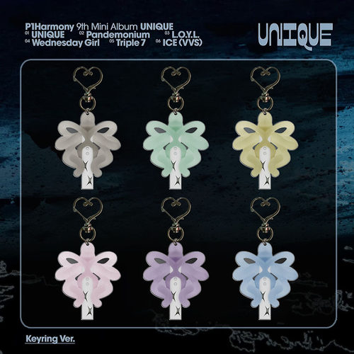 P1Harmony《UNIQUE》专辑亚克力钥匙扣 挂件 包包配饰 同款周边