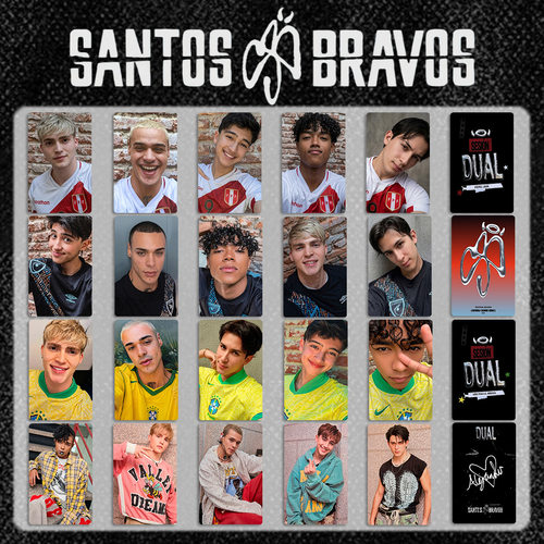 SANTOS BRAVOS周边小卡STBV专辑DUAL特典卡BRASIL PERU Gifit小卡