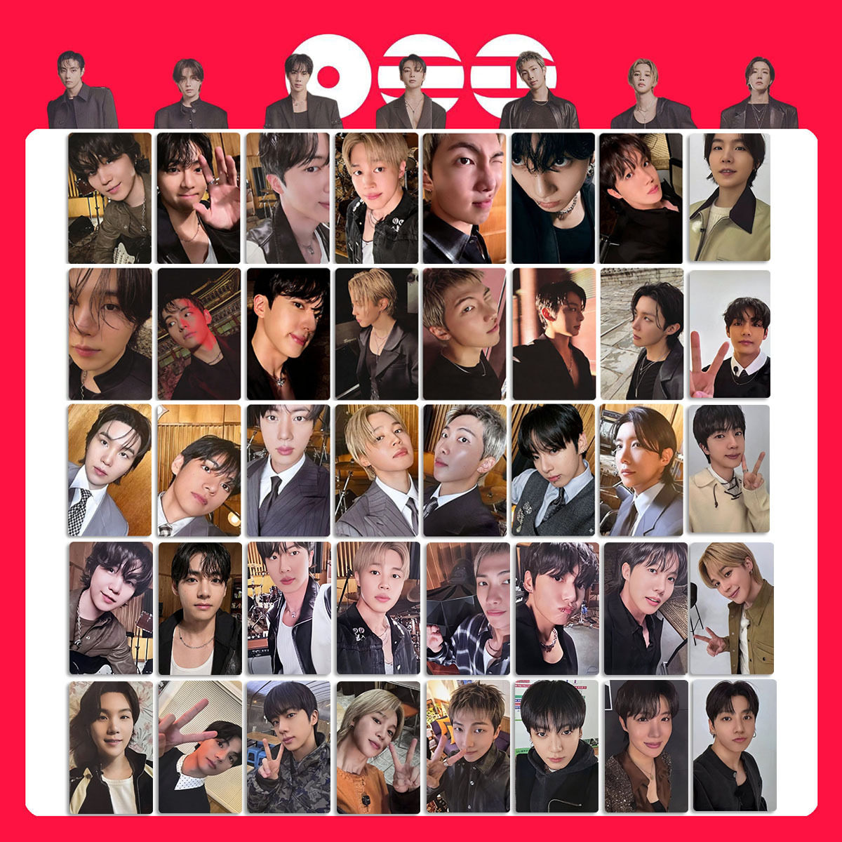 防弹少年团ARIRANG阿里郎周边小卡wvs特典卡美区特典专辑卡随机卡