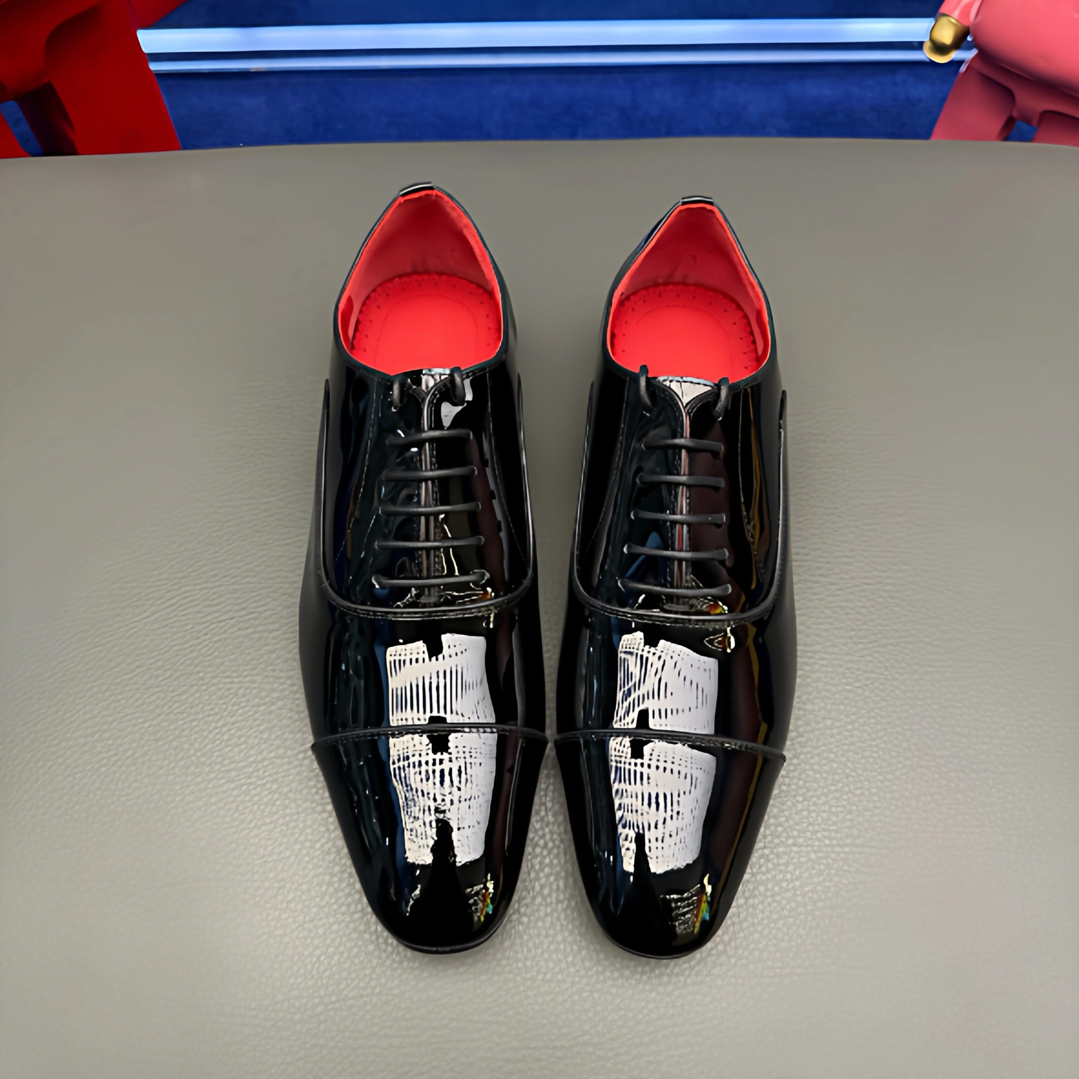 2026新款外贸cl男鞋时尚红底