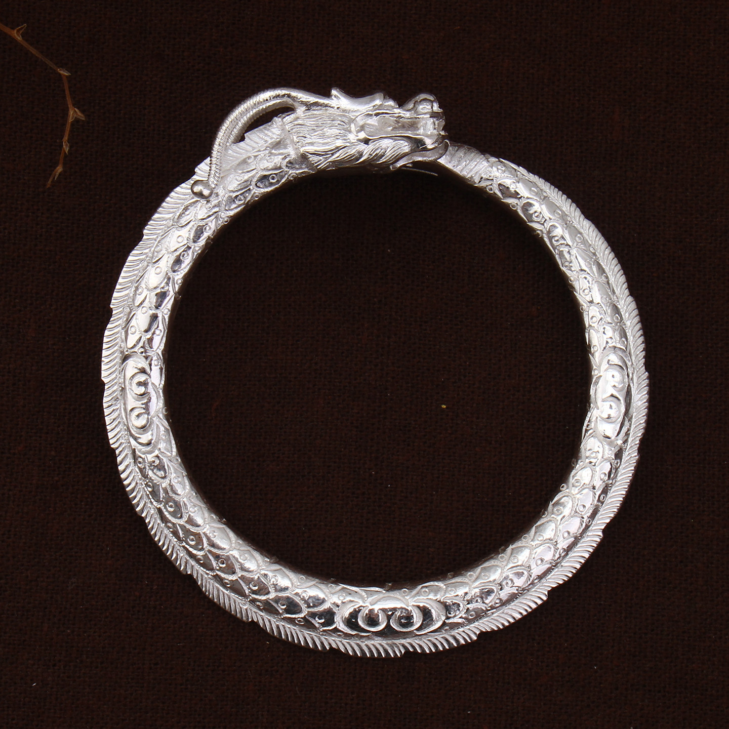 足银999龙头龙形非遗雕刻手镯手工轻奢高档国风国潮高颜值手镯,饰品/流行首饰/时尚饰品新,银饰手镯,淘宝优惠券,粉丝福利购,淘宝优惠卷