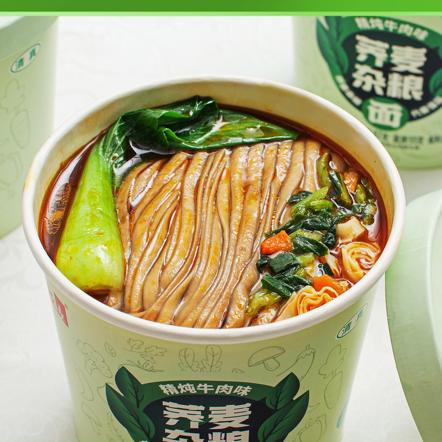 程校长荞麦杂粮面非油炸免煮冲泡