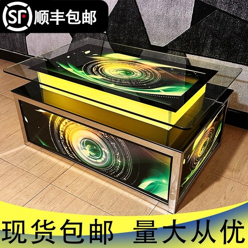 现货KTV茶几专用发光酒吧台桌子