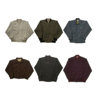 vintage古着美式 阿美咔叽男女外套G193 复古中古港风棒球服工装