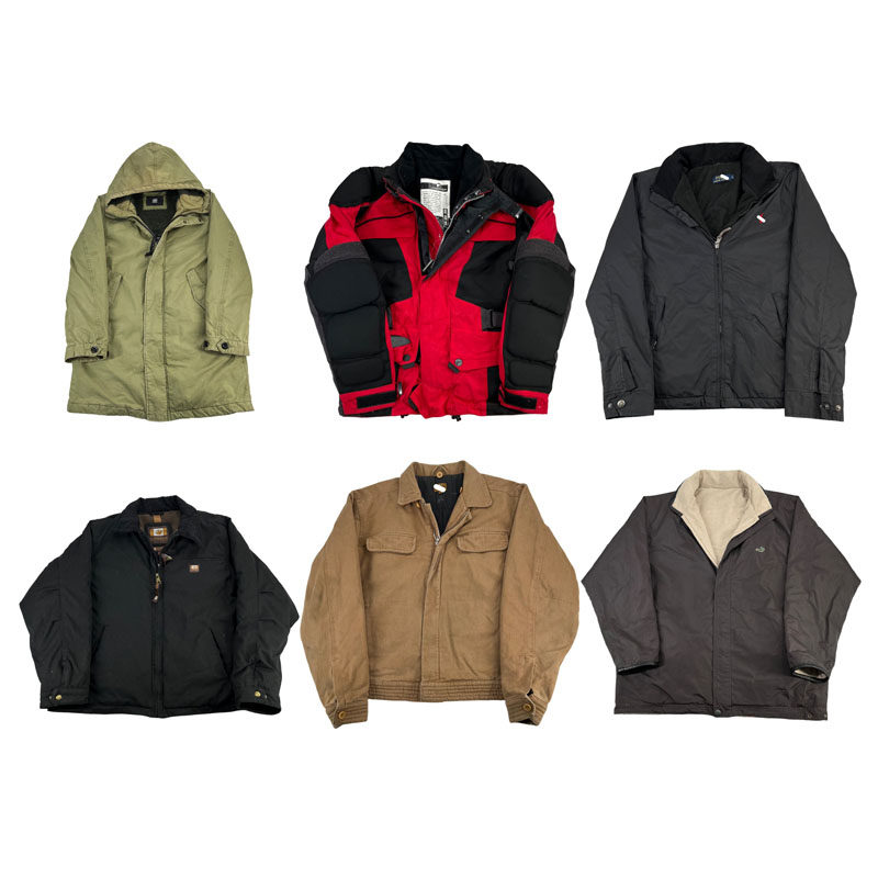 vintage古着美式复古棒球服工装阿美咔叽牛仔男女厚款外套H155