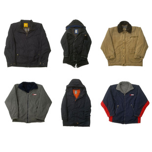 vintage古着美式复古棒球服工装阿美咔叽牛仔男女厚款外套H207