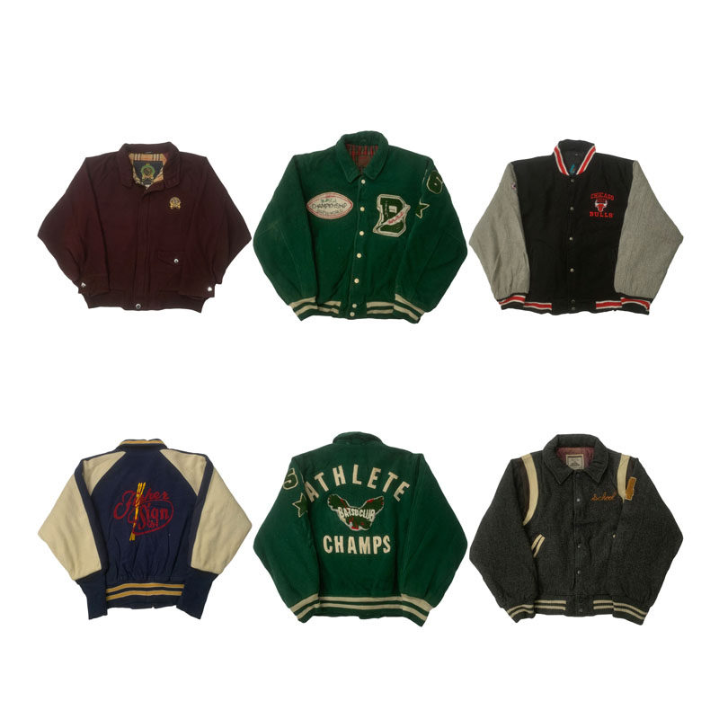 vintage古着日式复古棒球服工装阿美咔叽牛仔男女厚款外套H222,男装,夹克,淘宝优惠券,粉丝福利购,淘宝优惠卷