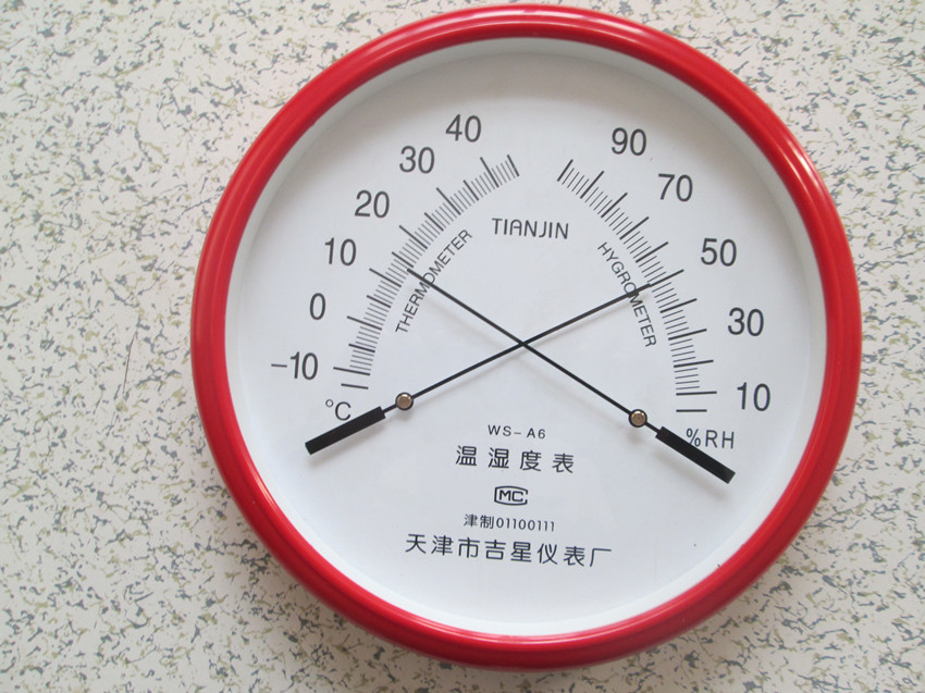 包邮壁挂式高级指针温湿度 WS-A6室内仓库用寒暑表工业指针干湿计
