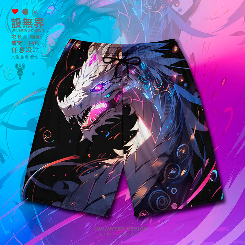 中国赛博龙科技风机械龙运动短裤
