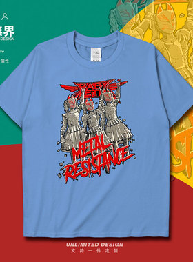 日本组合babymetal成员石像短袖T恤男女明星周边体恤0009设 无界