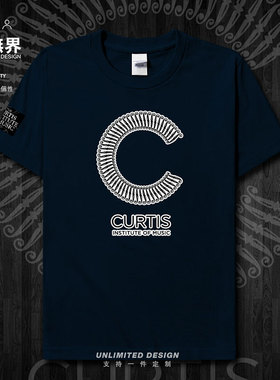 美国柯蒂斯音乐学院名校学生纯棉短袖T恤男女休闲上衣半袖设 无界