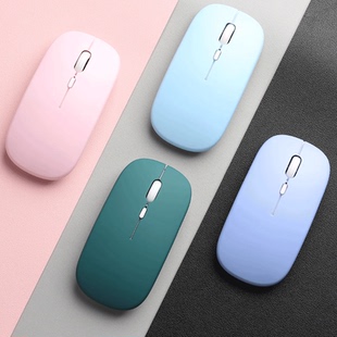 适用无线鼠标蓝牙静音女生可充电笔记本电脑台式 办公适用联想戴尔