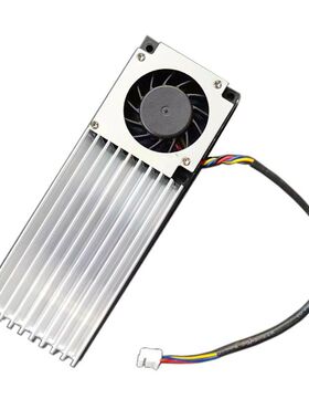 12V散热风扇PWM调速4线2线风扇铝合金侧吹风涡轮鼓风机静音散热片