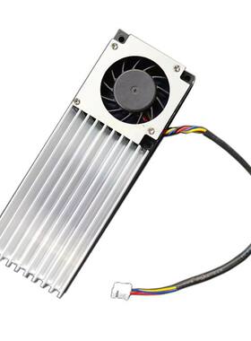 pwm4线散热风扇12v2线铝片散热器