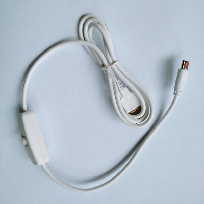 USB转type-c电源线5V2A电源线带开关配件