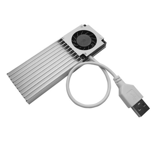 diy神器铝片usb散热风扇固态硬盘