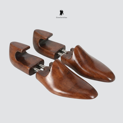 ShoeTree红木色榉木双码鞋撑