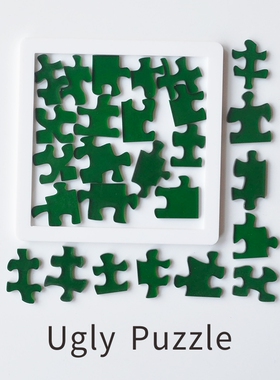 Jigsaw Ugly Puzzle26块异型十级地狱难度成人GM拼图烧脑玩具