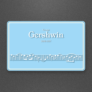 格什温软胶冰箱贴 古典音乐系列 雅致的日用品 得体的伴手礼
