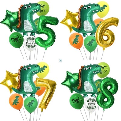 7pcs Dinosaur Party Balloon Dinosaur Birthday Kids Party