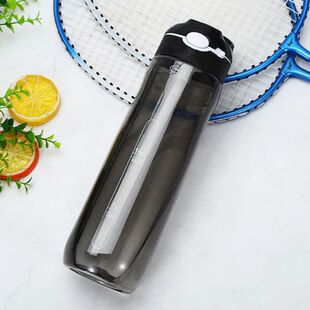 750ml Sports Water Bottle with straw For Camping Hiking Outd