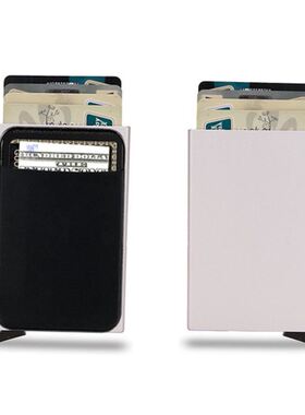 Rfid Smart Wallet Card Holder Metal Thin Slim Men Women Wall