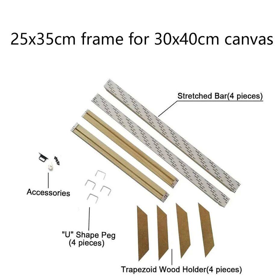 30x40 40x60 50x70cm Canvas Frame Wooden Frames Wooden Photo