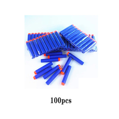 100Pcs/Nerf Soft Bullet Darts Kids toy Gun Refill软弹枪