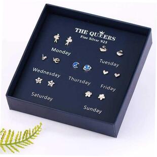 hypoallergenic 925 sterling silver needle earrings female