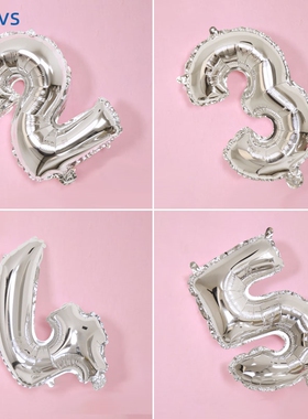 18inch Number Balloons  Figure Birthday Decor Party Supplies