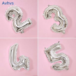 18inch Number Balloons  Figure Birthday Decor Party Supplies