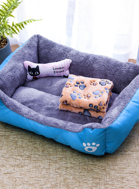 Cat Cushion Dog Bed Winter Warm Pet Dogs Donut House Dogbed