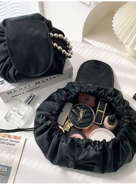 Lazy makeup bag small toiletries box large capacity storage