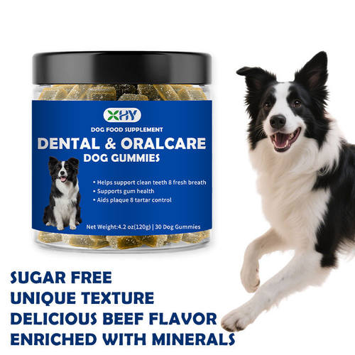 Pet Oral Care  Fresh Breath and Keeps Teeth Clean Gummies