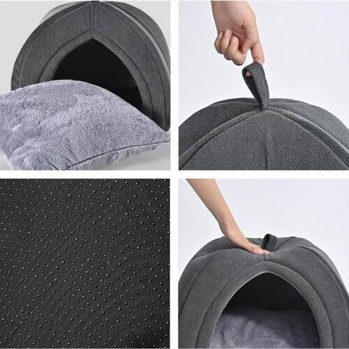 Comfortable felt cat cave tent