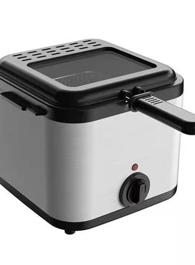 家用油电炸锅炸鸡排薯条小吃炸炉宿舍学生炸锅110V oil fryer pot