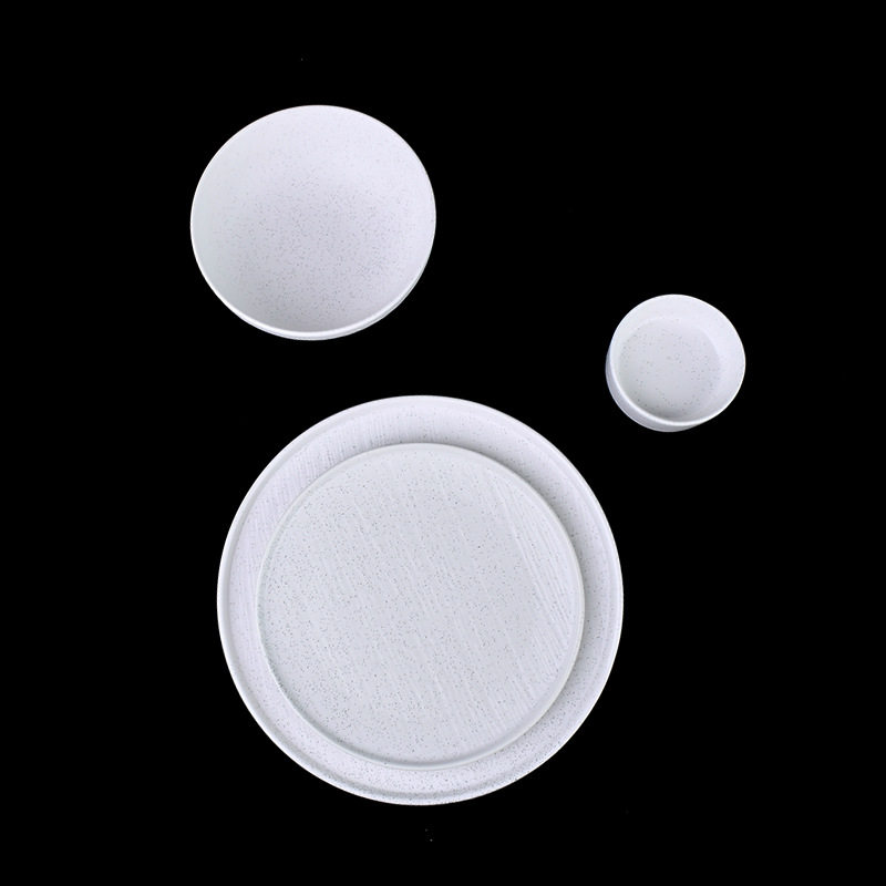 Large Soup Bowl, Unique Household Ceramic Tableware, Speckle