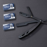 Скребок для парикмахерской, старомодная бритва, лезвие