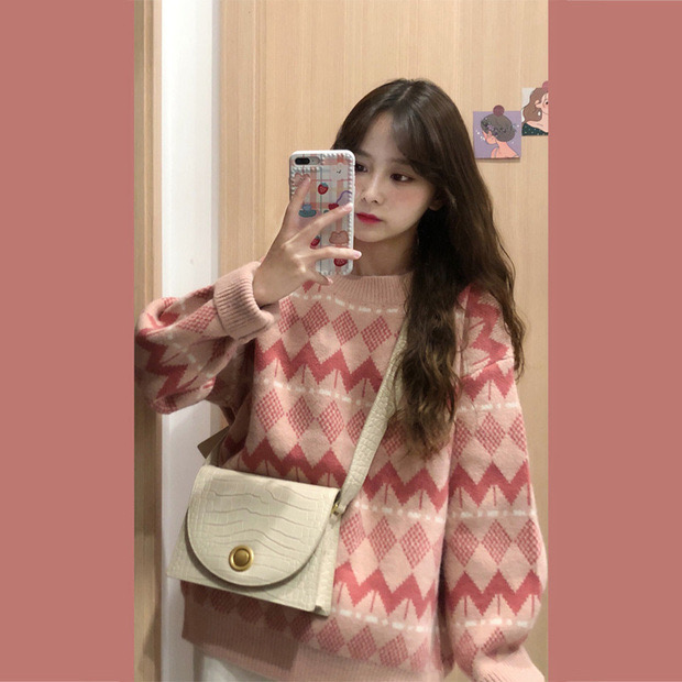 软糯温柔小个子学生可爱风毛衣冬