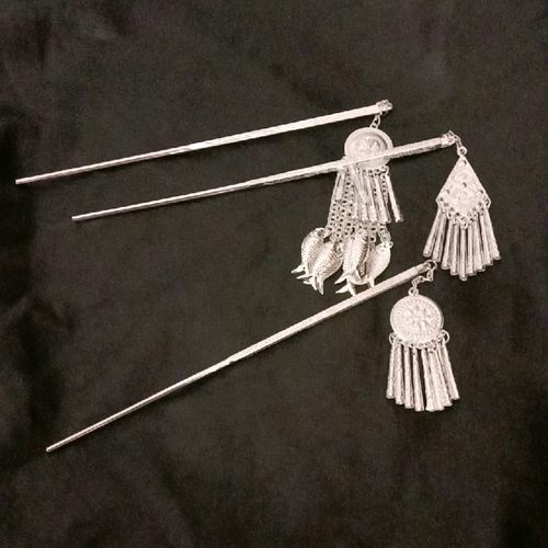 复古民族风舞台表演发簪