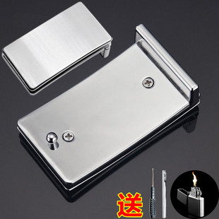 男士内穿式平滑扣皮带头3.5cm打孔钉扣腰带扣头合金不生锈裤带头