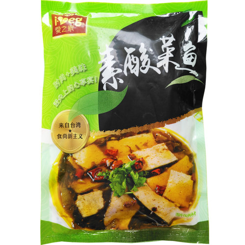 松珍素食鸿昶爱之素 酸菜鱼仿荤食品斋菜 佛家道家素菜鱼片