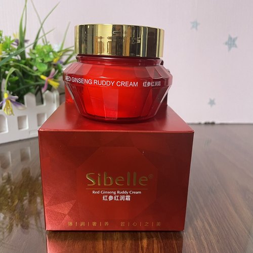 四季美人红参红润霜80g养肤贵妇膏补水素颜霜保湿滋润修护面霜