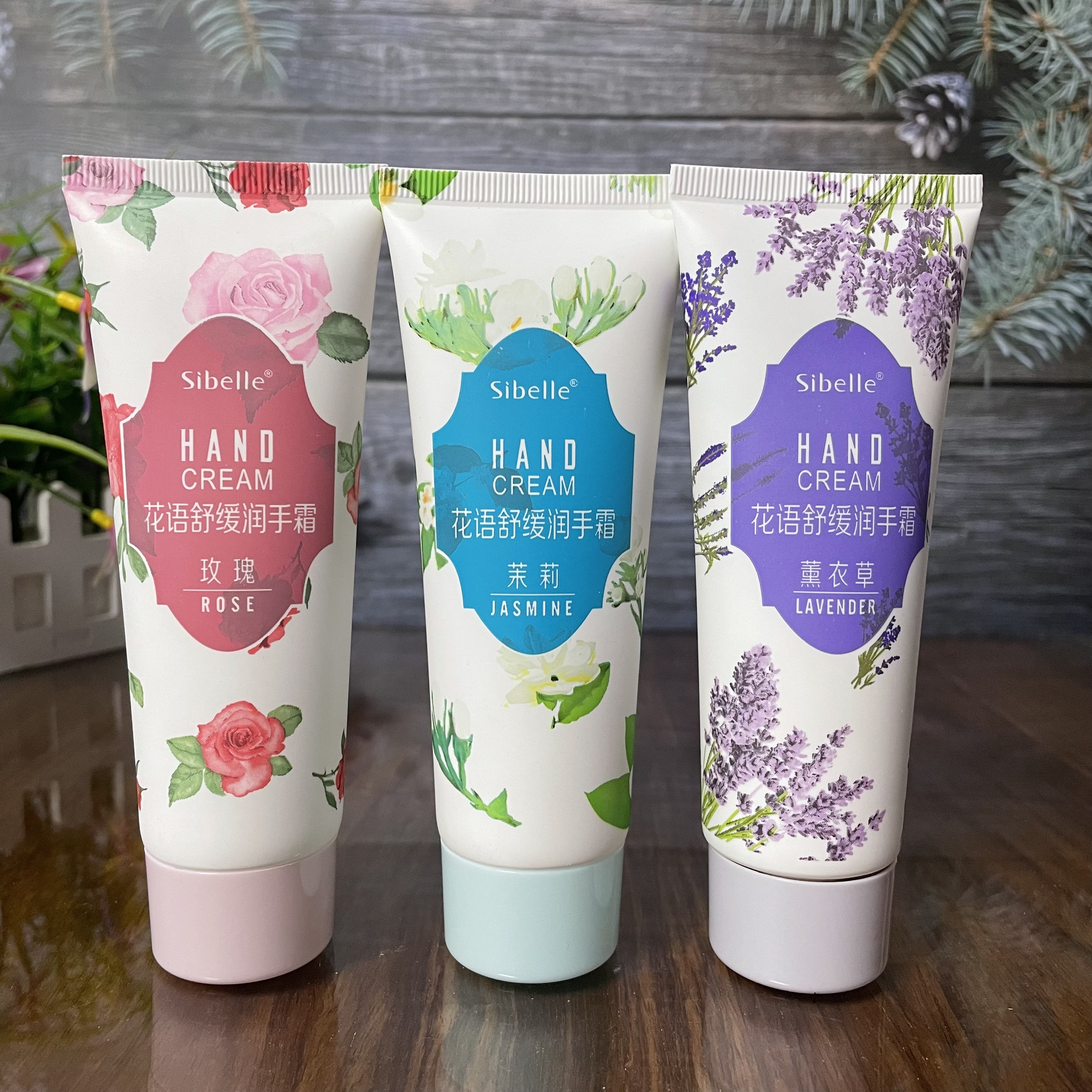 四季美人花语舒缓润手霜70g补水保湿滋润防干防裂擦手男女护手霜