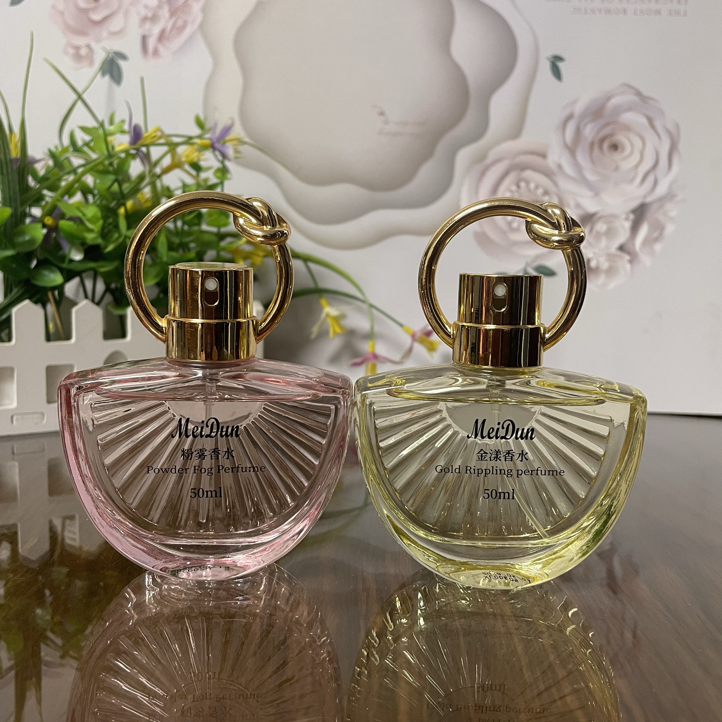 美顿粉雾金漾香水50ml清新花果香型清新自然少女女士香水实体发货